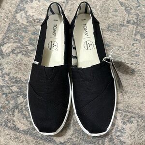 Toms Alpargatas Black Heritage Canvas